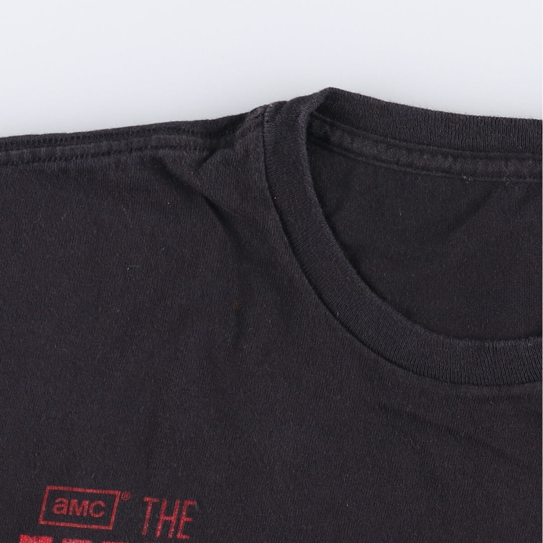 THE WALKING DEAD The Walking Dead Movie T-shirt Men's L size unclear black type Vintage Second Hand