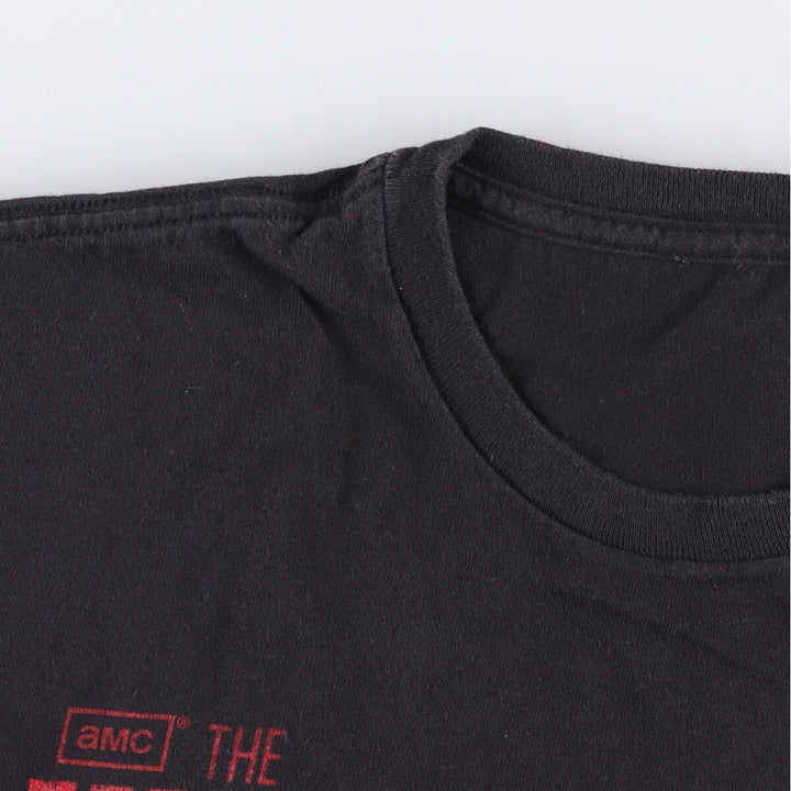 THE WALKING DEAD The Walking Dead Movie T-shirt Men's L size unclear black type Vintage Second Hand