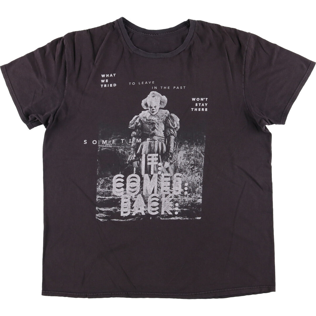 IT Movie T-shirt Men's XL size cotton Charcoal Vintage Second Hand