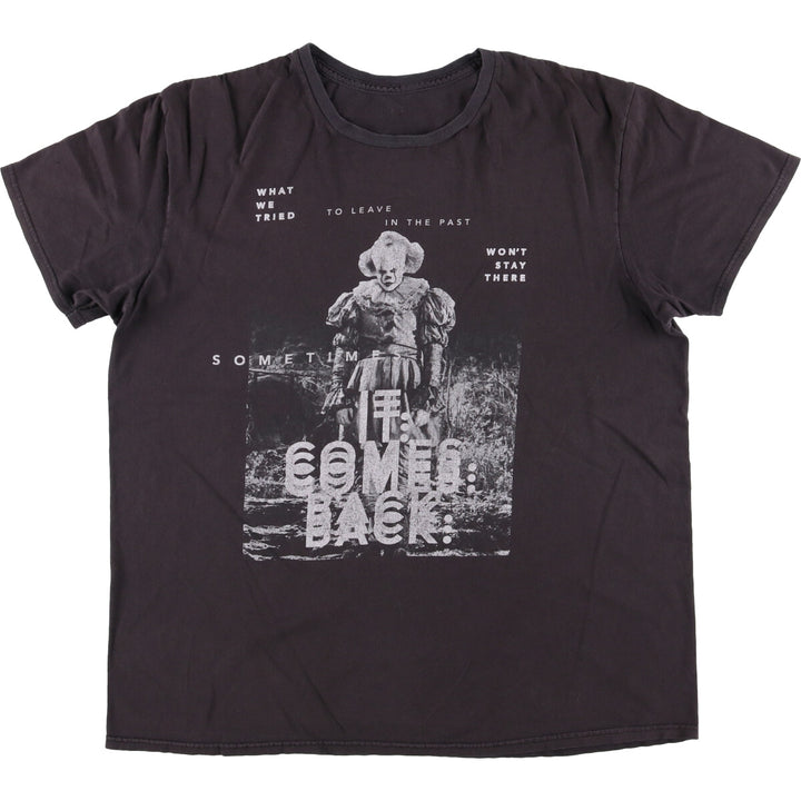 IT Movie T-shirt Men's XL size cotton Charcoal Vintage Second Hand