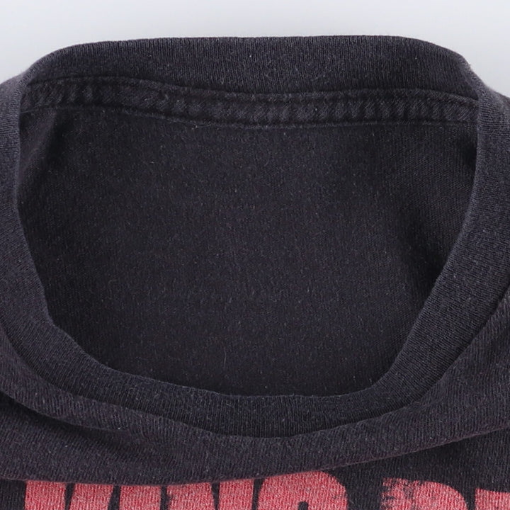 THE WALKING DEAD The Walking Dead Movie T-shirt Men's L size unclear Charcoal Vintage Second Hand