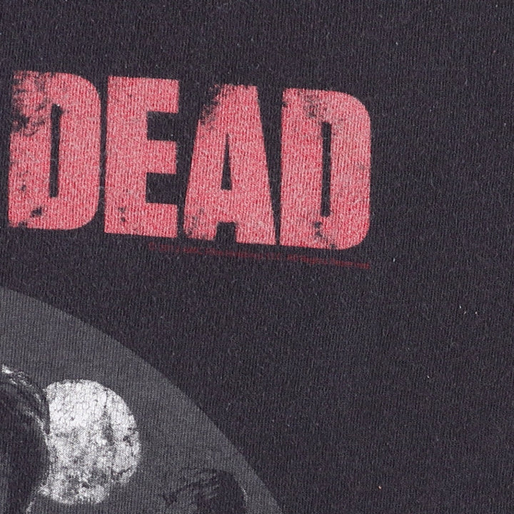 THE WALKING DEAD The Walking Dead Movie T-shirt Men's L size unclear Charcoal Vintage Second Hand