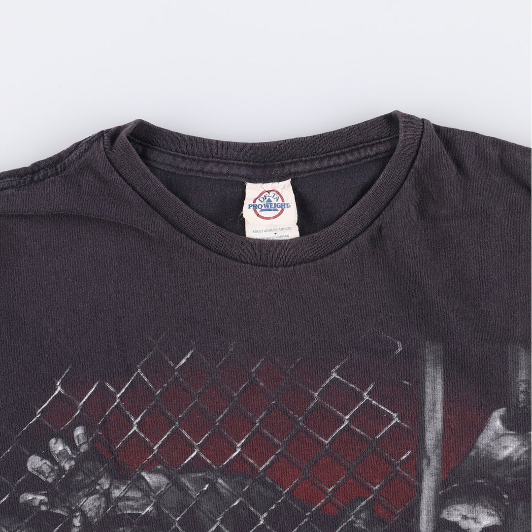 2000'S Delta Pro Weight THE WALKING DEAD Movie Large Print T-Shirt Men's Size L cotton Charcoal Vintage Second Hand