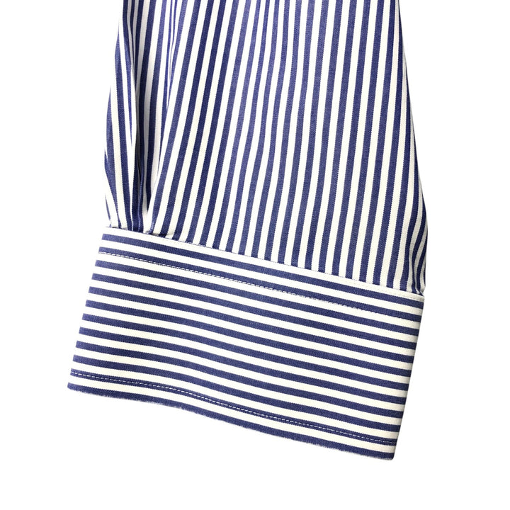 Brooks Brothers Est.1818 Long Sleeve Button-Down Striped Shirt, Men's XL cotton blue type Vintage Second Hand