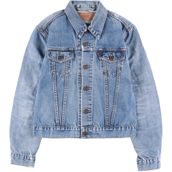 Levi's 70590 Euro Model Denim Jacket, Women's Size Medium cotton blue type Vintage Second Hand