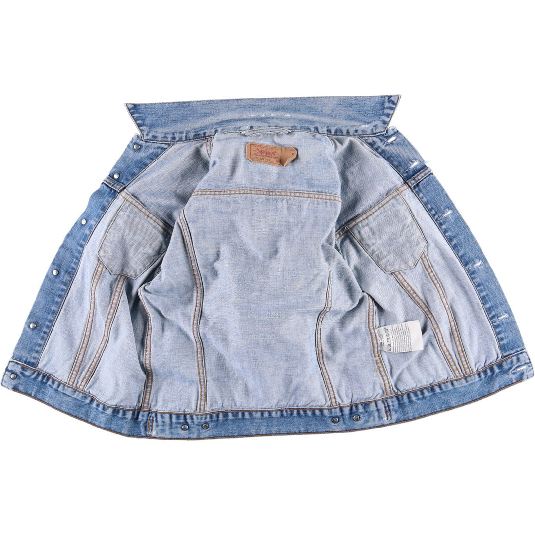 Levi's 70590 Euro Model Denim Jacket, Women's Size Medium cotton blue type Vintage Second Hand