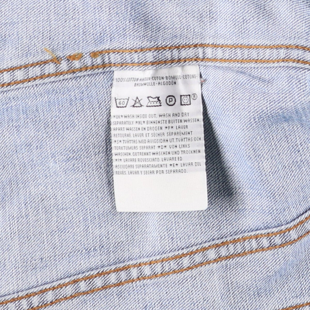 Levi's 70590 Euro Model Denim Jacket, Women's Size Medium cotton blue type Vintage Second Hand