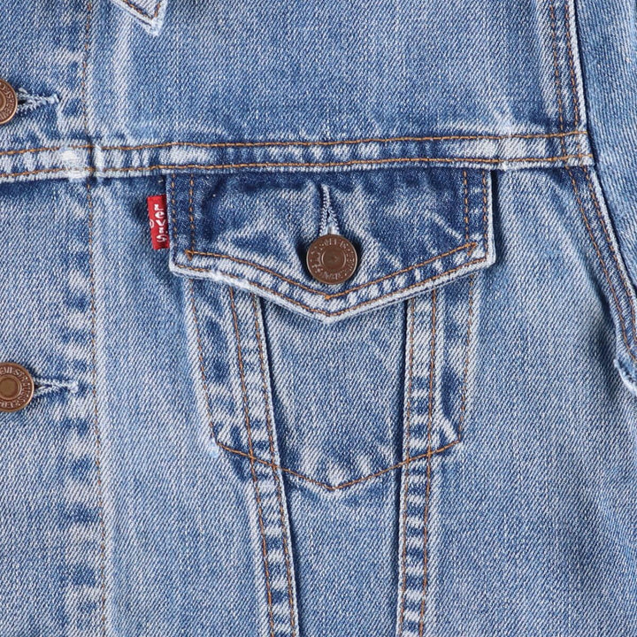 Levi's 70590 Euro Model Denim Jacket, Women's Size Medium cotton blue type Vintage Second Hand