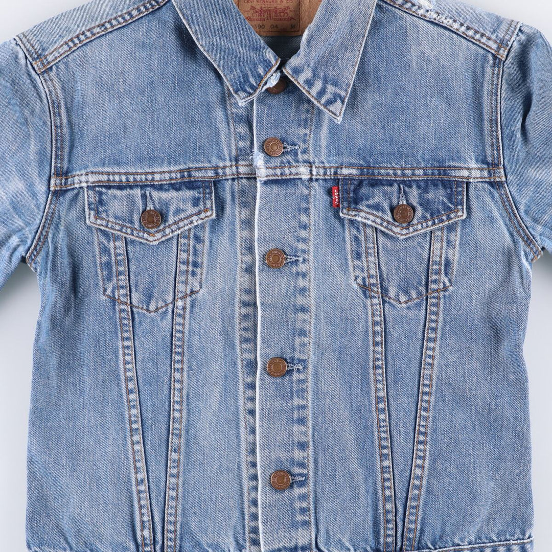 Levi's 70590 Euro Model Denim Jacket, Women's Size Medium cotton blue type Vintage Second Hand
