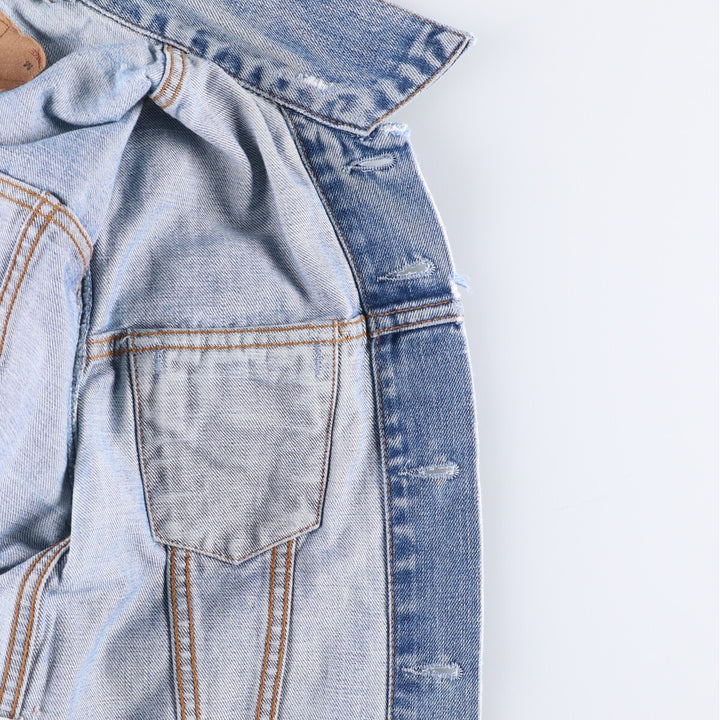 Levi's 70590 Euro Model Denim Jacket, Women's Size Medium cotton blue type Vintage Second Hand