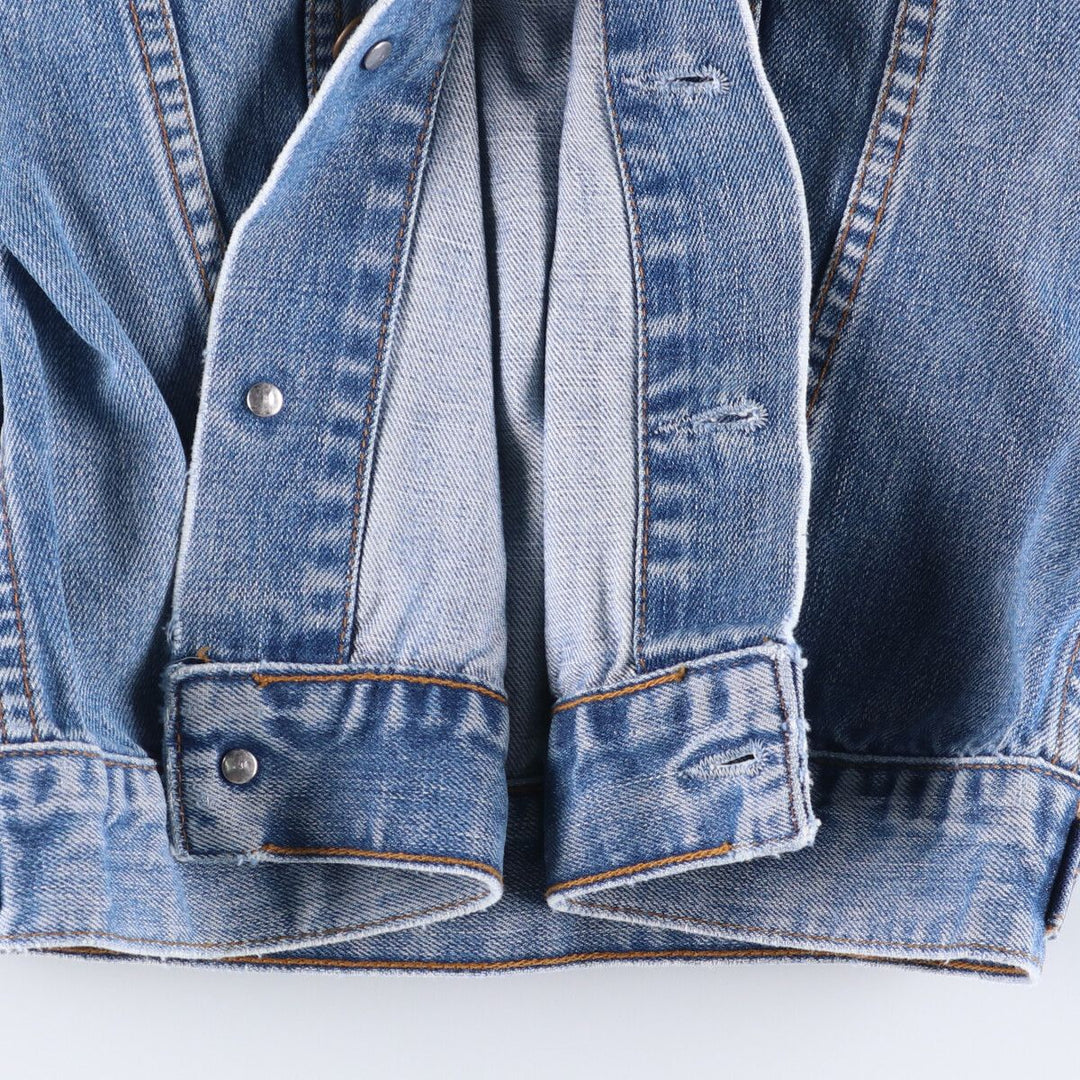 Levi's 70590 Euro Model Denim Jacket, Women's Size Medium cotton blue type Vintage Second Hand