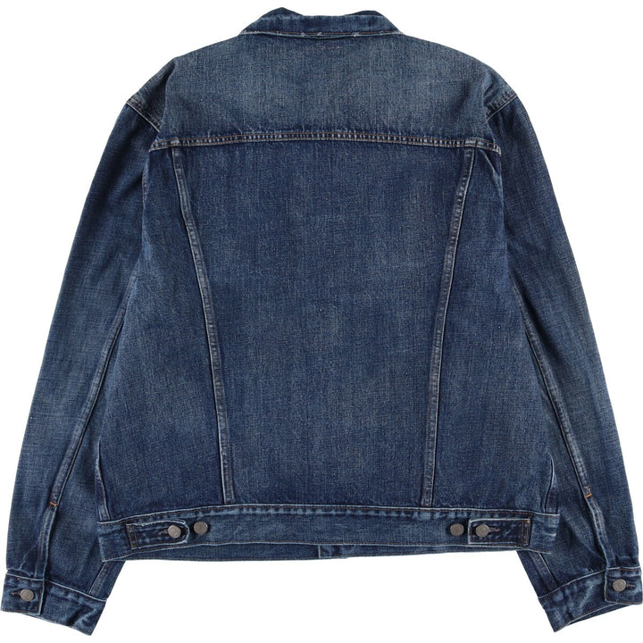 Ralph Lauren POLO RALPH LAUREN denim jacket G-jacket Men's XL equivalent cotton blue type Vintage Second Hand