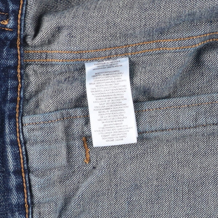 Ralph Lauren POLO RALPH LAUREN denim jacket G-jacket Men's XL equivalent cotton blue type Vintage Second Hand