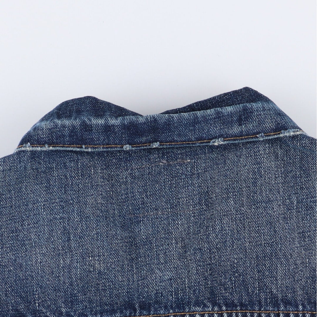 Ralph Lauren POLO RALPH LAUREN denim jacket G-jacket Men's XL equivalent cotton blue type Vintage Second Hand