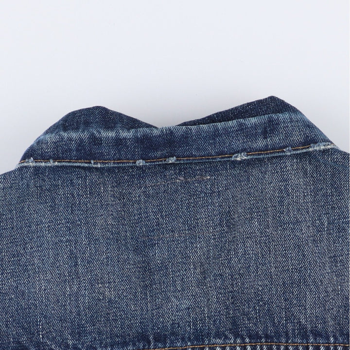 Ralph Lauren POLO RALPH LAUREN denim jacket G-jacket Men's XL equivalent cotton blue type Vintage Second Hand