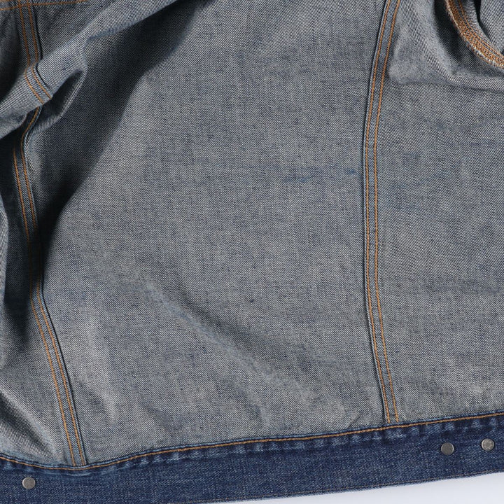 Ralph Lauren POLO RALPH LAUREN denim jacket G-jacket Men's XL equivalent cotton blue type Vintage Second Hand