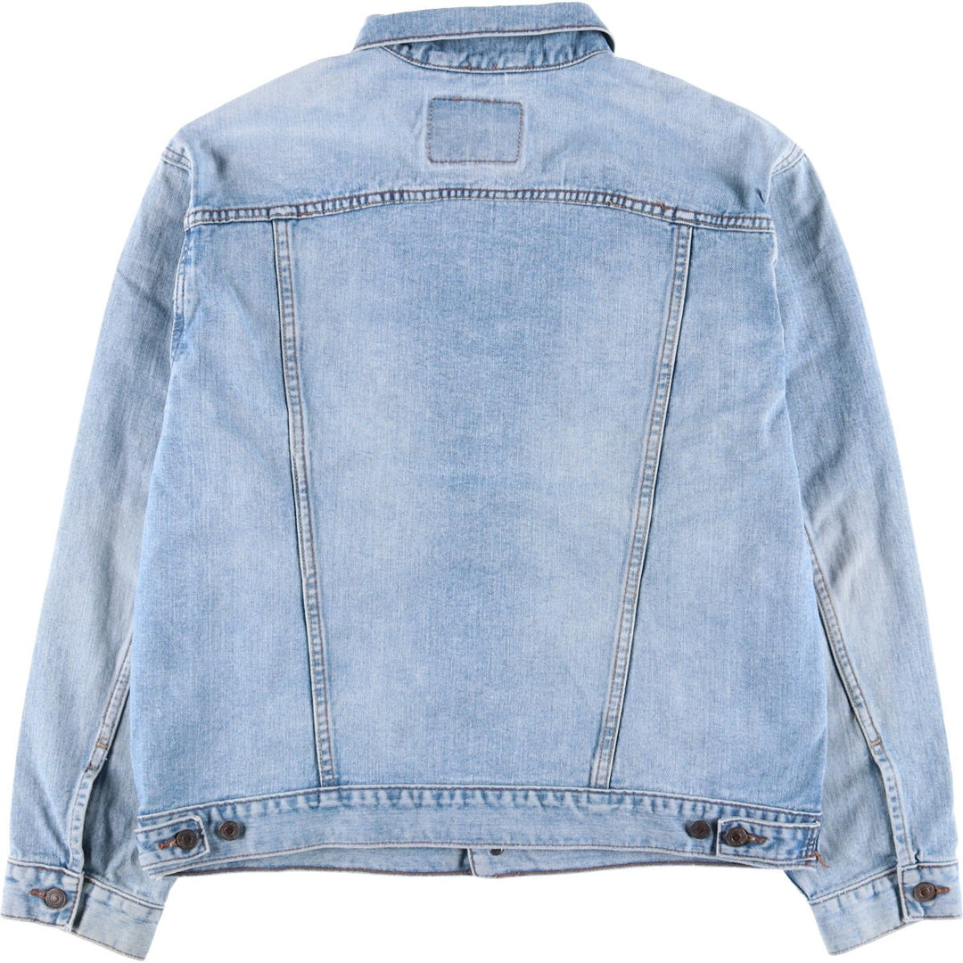 00'S Levi's denim jacket, denim jacket, men's size L cotton Blue type light blue Vintage Second Hand