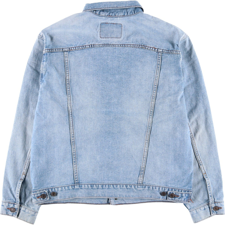 00'S Levi's denim jacket, denim jacket, men's size L cotton Blue type light blue Vintage Second Hand