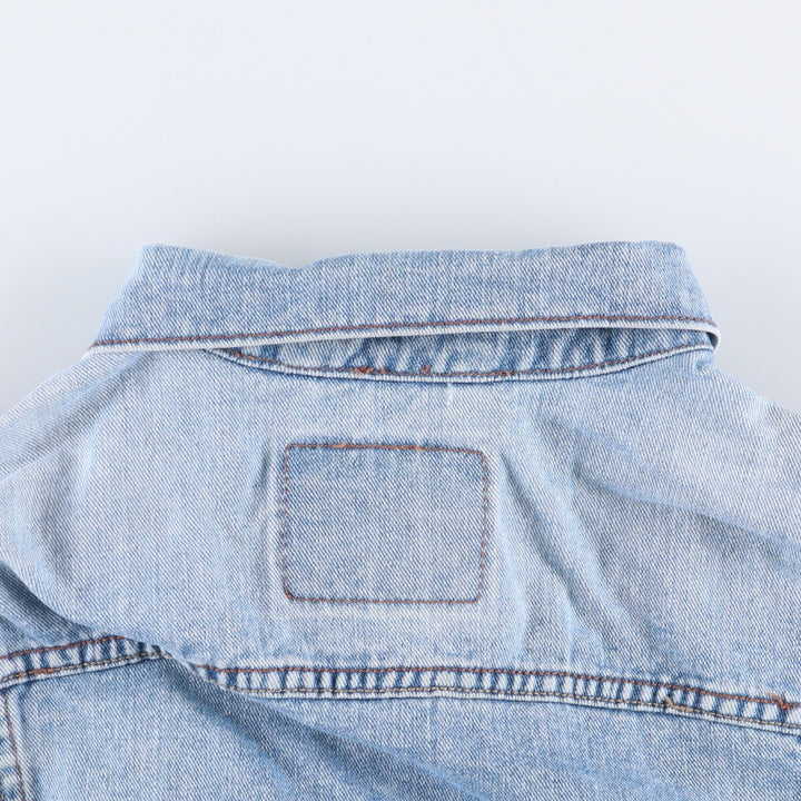 00'S Levi's denim jacket, denim jacket, men's size L cotton Blue type light blue Vintage Second Hand
