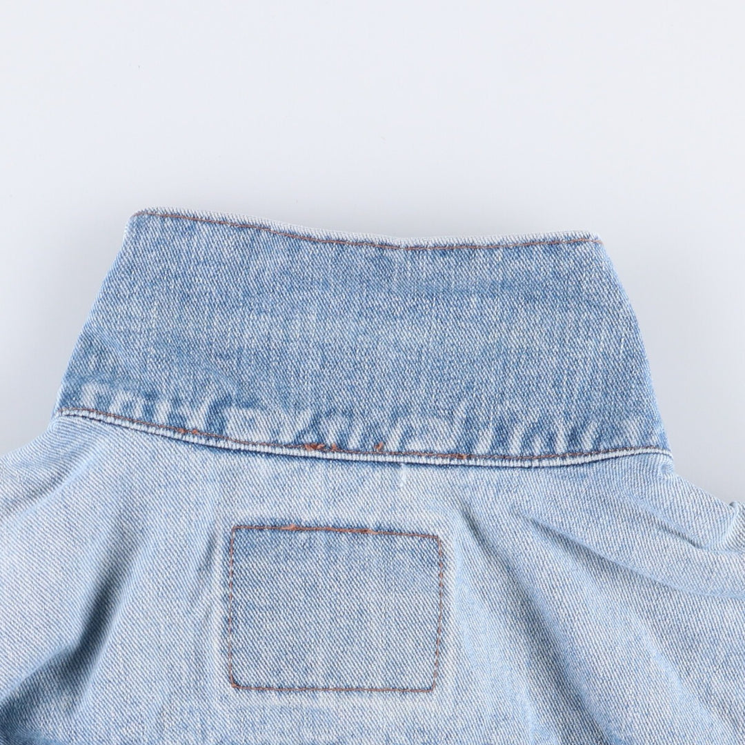 00'S Levi's denim jacket, denim jacket, men's size L cotton Blue type light blue Vintage Second Hand