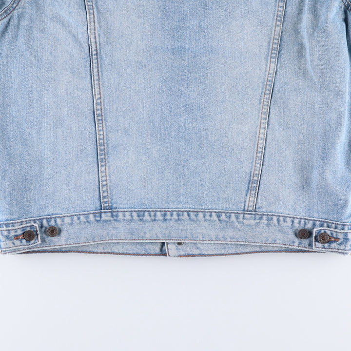 00'S Levi's denim jacket, denim jacket, men's size L cotton Blue type light blue Vintage Second Hand