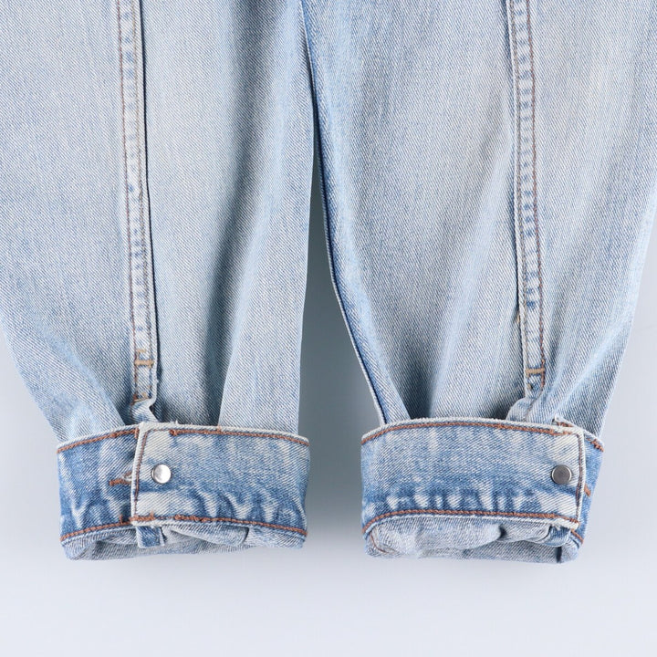 00'S Levi's denim jacket, denim jacket, men's size L cotton Blue type light blue Vintage Second Hand