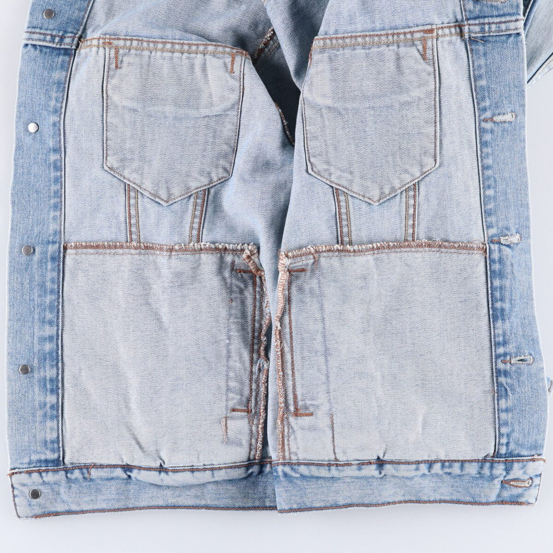 00'S Levi's denim jacket, denim jacket, men's size L cotton Blue type light blue Vintage Second Hand