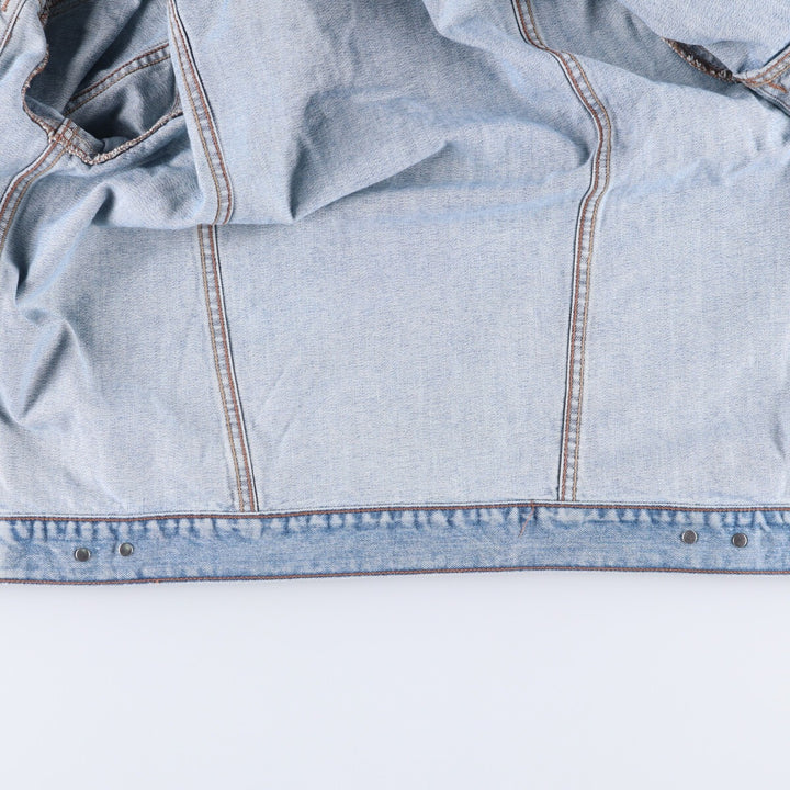 00'S Levi's denim jacket, denim jacket, men's size L cotton Blue type light blue Vintage Second Hand