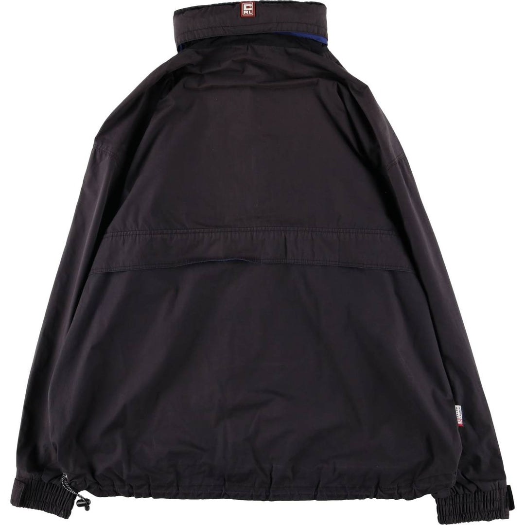 90'S Ralph Lauren CHAPS Anorak Jacket Men's L size Vintage cotton black type Vintage Second Hand