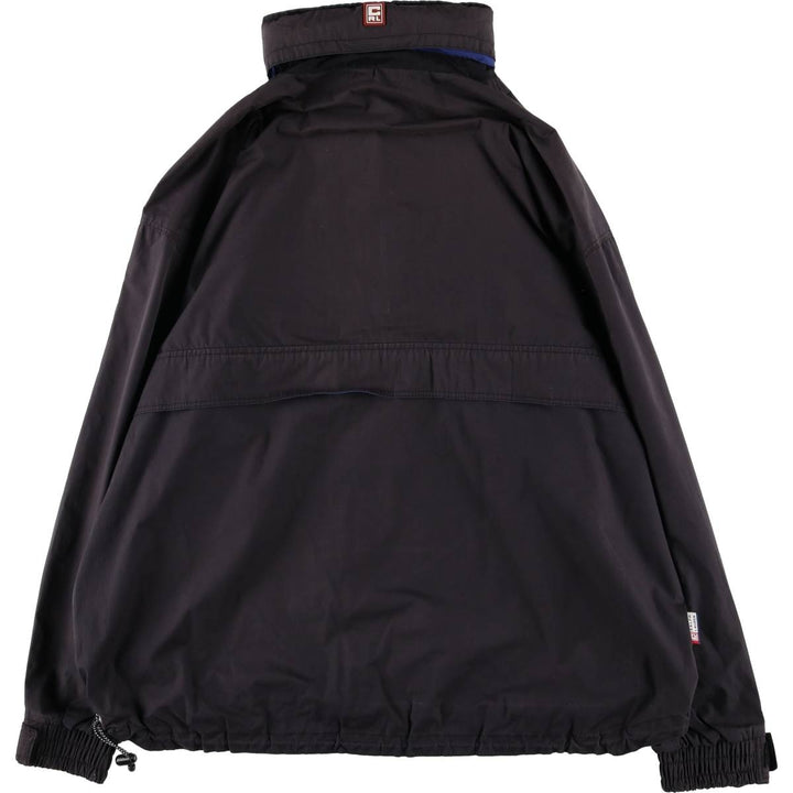 90'S Ralph Lauren CHAPS Anorak Jacket Men's L size Vintage cotton black type Vintage Second Hand