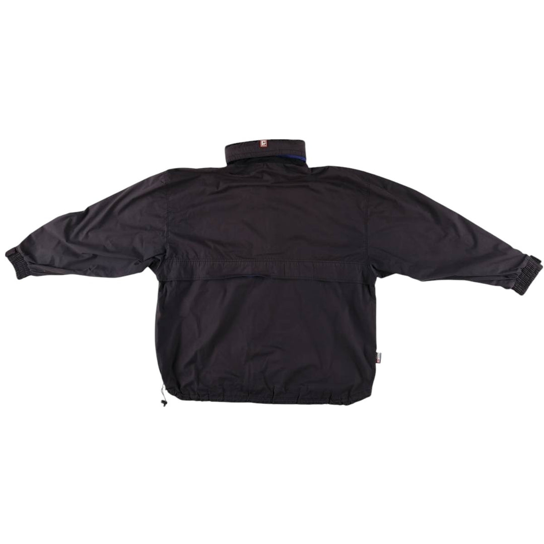90'S Ralph Lauren CHAPS Anorak Jacket Men's L size Vintage cotton black type Vintage Second Hand
