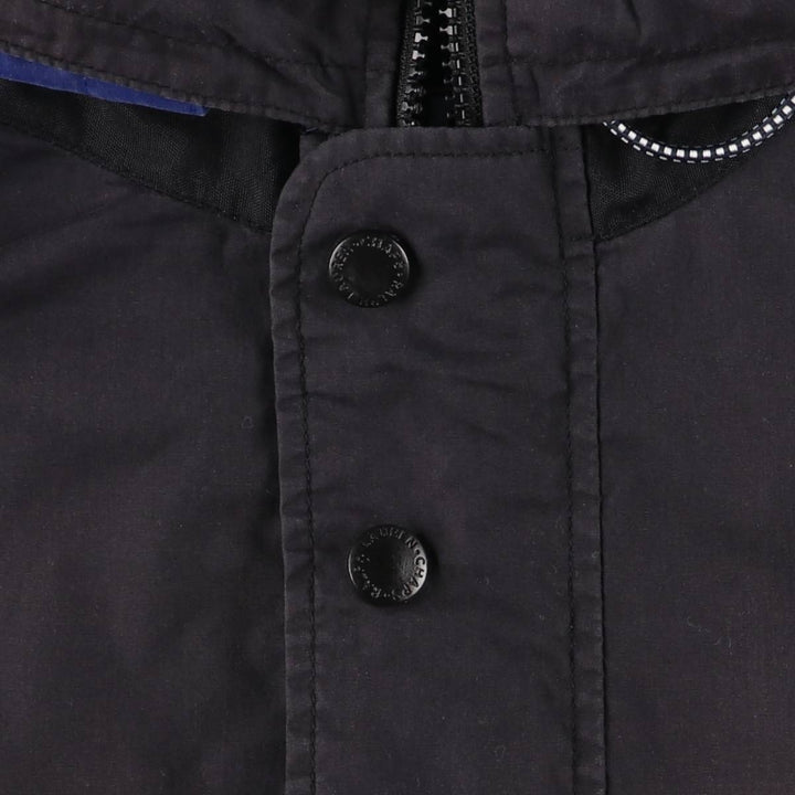 90'S Ralph Lauren CHAPS Anorak Jacket Men's L size Vintage cotton black type Vintage Second Hand