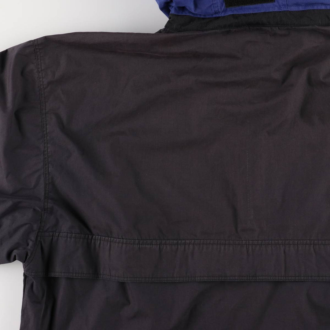 90'S Ralph Lauren CHAPS Anorak Jacket Men's L size Vintage cotton black type Vintage Second Hand