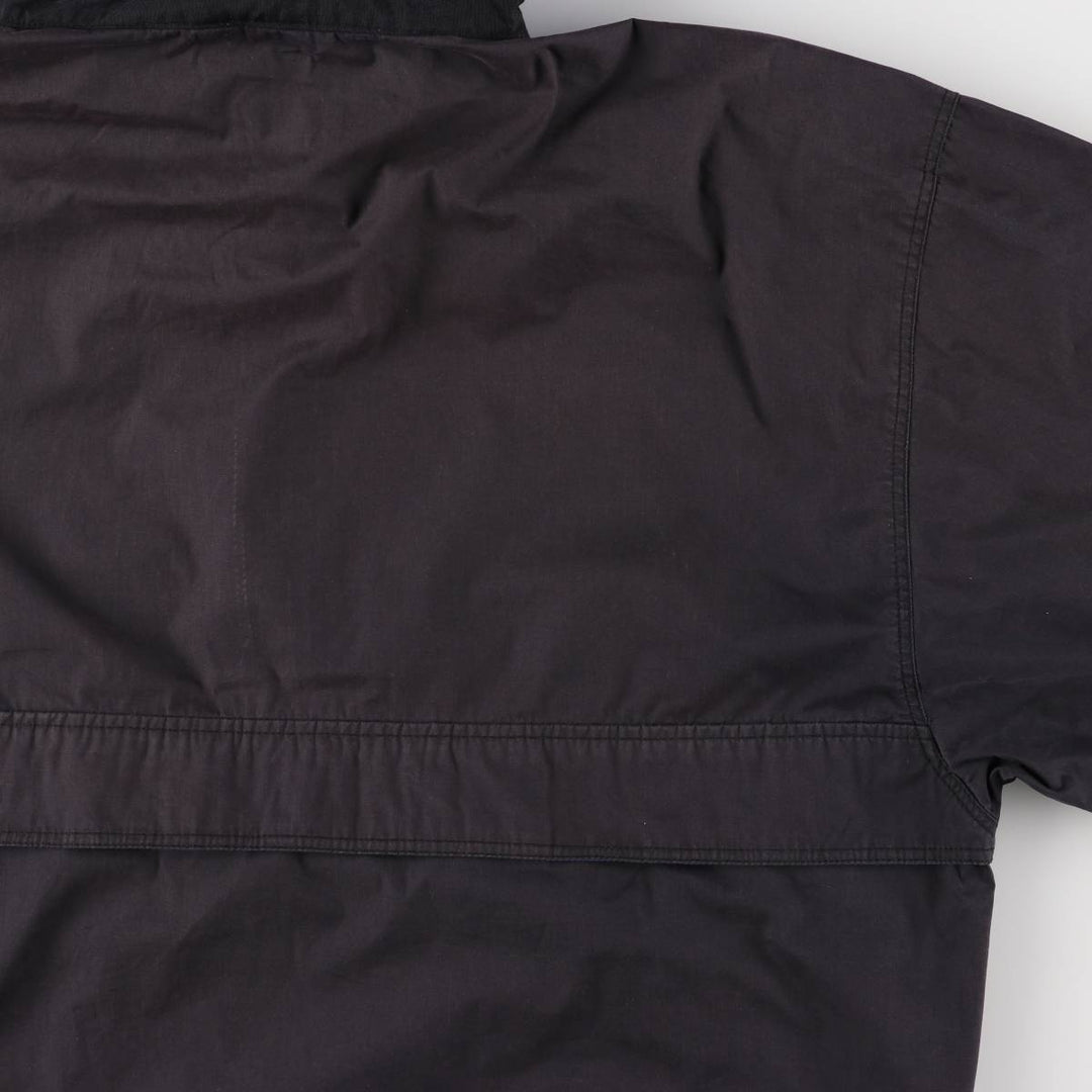 90'S Ralph Lauren CHAPS Anorak Jacket Men's L size Vintage cotton black type Vintage Second Hand