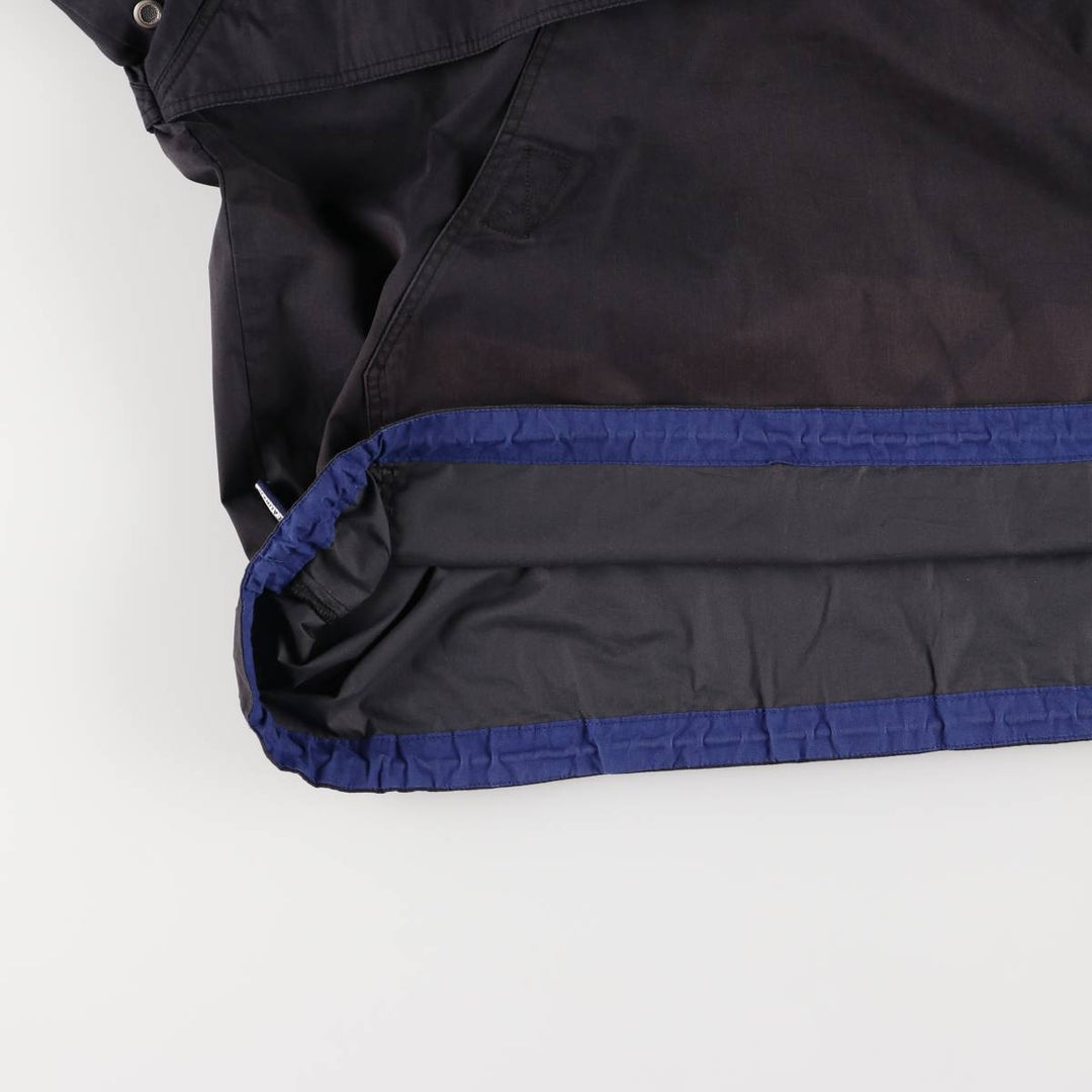 90'S Ralph Lauren CHAPS Anorak Jacket Men's L size Vintage cotton black type Vintage Second Hand