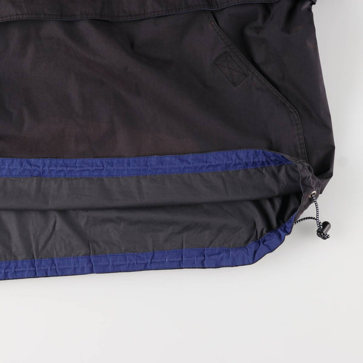 90'S Ralph Lauren CHAPS Anorak Jacket Men's L size Vintage cotton black type Vintage Second Hand