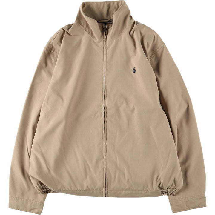 Ralph Lauren POLO GOLF Swing Top Sports Jacket Men's Size L polyester Beige type Vintage Second Hand