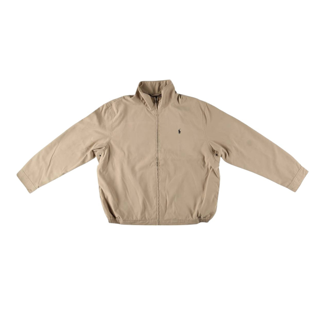 Ralph Lauren POLO GOLF Swing Top Sports Jacket Men's Size L polyester Beige type Vintage Second Hand