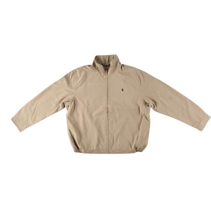 Ralph Lauren POLO GOLF Swing Top Sports Jacket Men's Size L polyester Beige type Vintage Second Hand