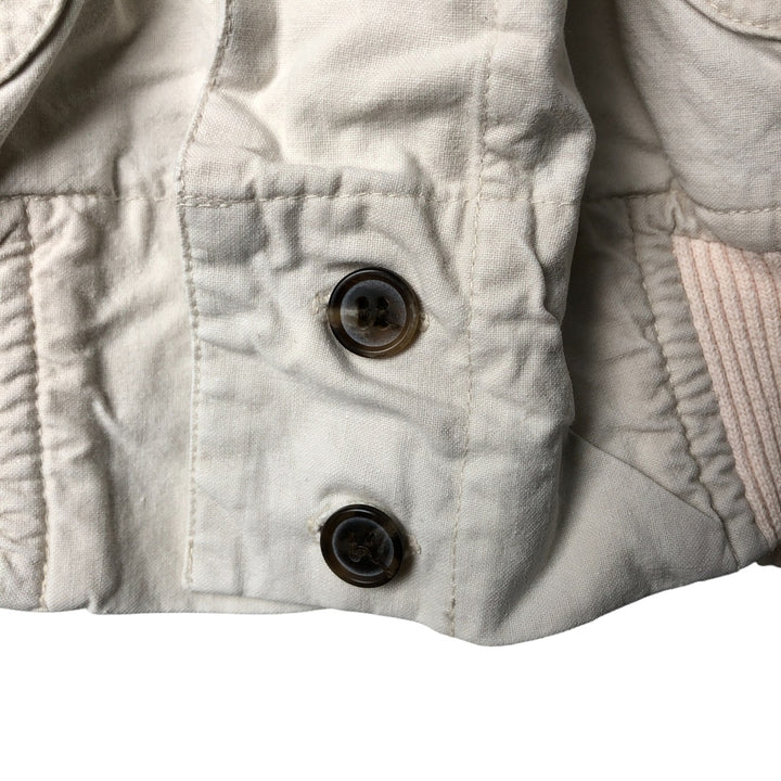 80'S Banana Republic Cotton Blouson Men's Size L Vintage cotton Beige type Vintage Second Hand