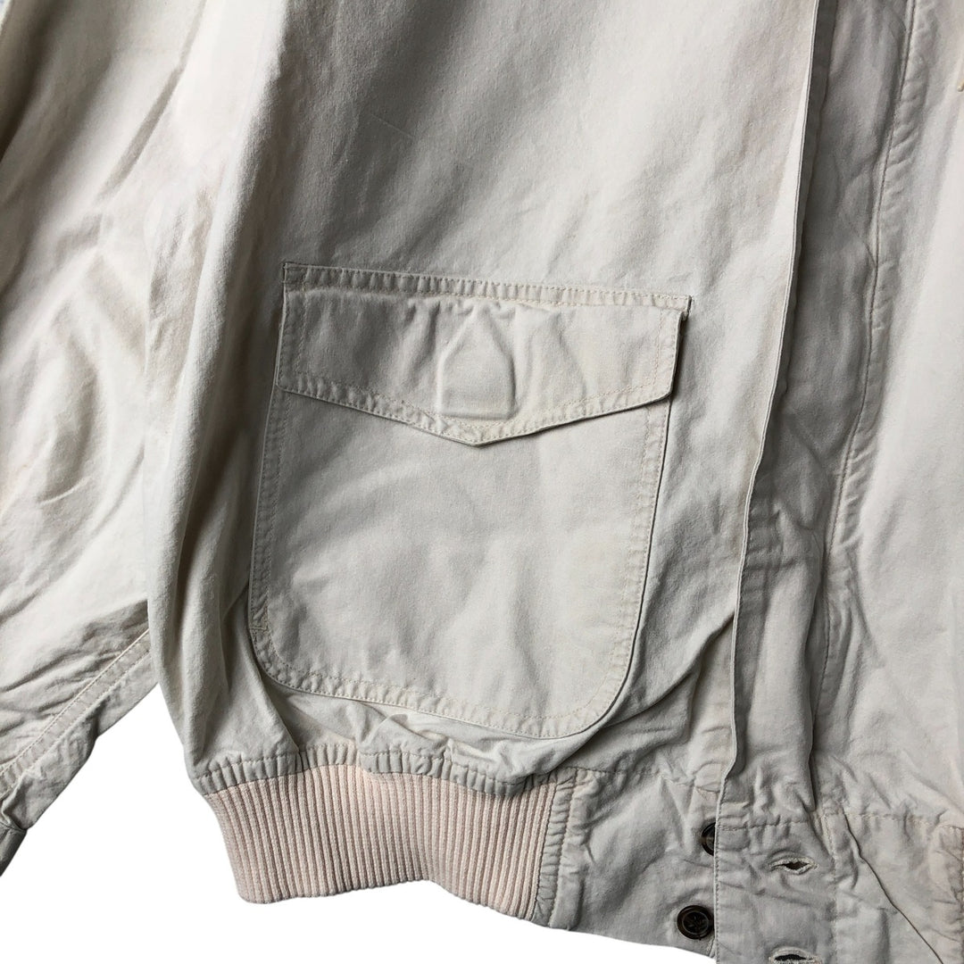 80'S Banana Republic Cotton Blouson Men's Size L Vintage cotton Beige type Vintage Second Hand