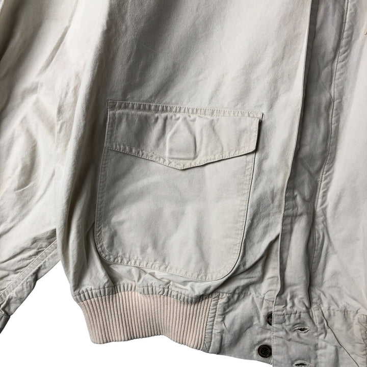 80'S Banana Republic Cotton Blouson Men's Size L Vintage cotton Beige type Vintage Second Hand