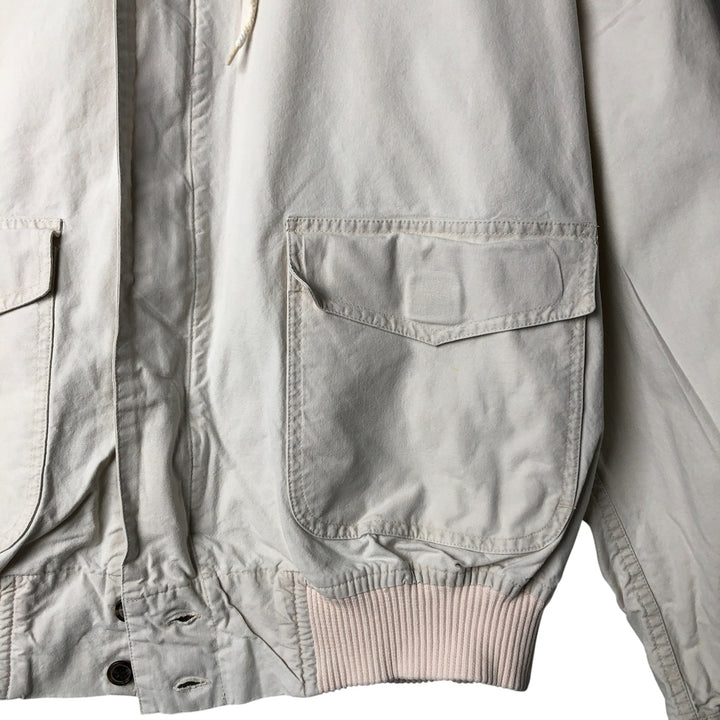 80'S Banana Republic Cotton Blouson Men's Size L Vintage cotton Beige type Vintage Second Hand