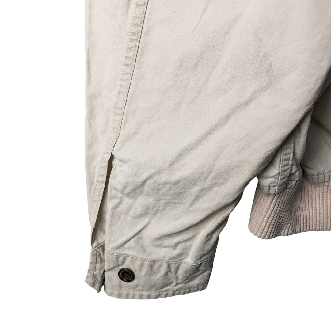 80'S Banana Republic Cotton Blouson Men's Size L Vintage cotton Beige type Vintage Second Hand
