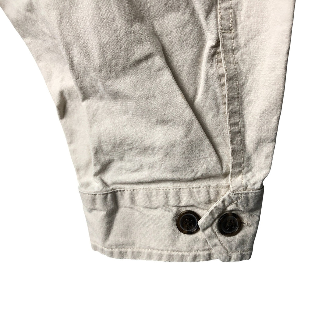 80'S Banana Republic Cotton Blouson Men's Size L Vintage cotton Beige type Vintage Second Hand