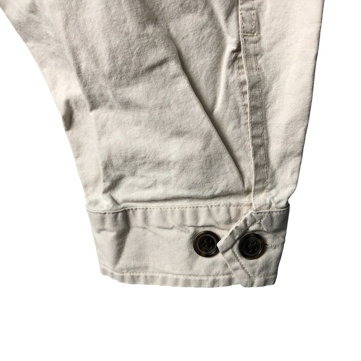 80'S Banana Republic Cotton Blouson Men's Size L Vintage cotton Beige type Vintage Second Hand