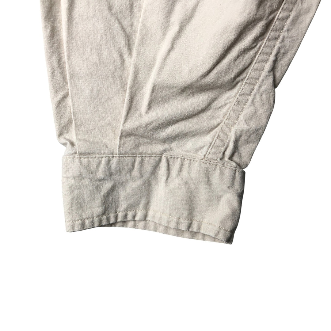 80'S Banana Republic Cotton Blouson Men's Size L Vintage cotton Beige type Vintage Second Hand
