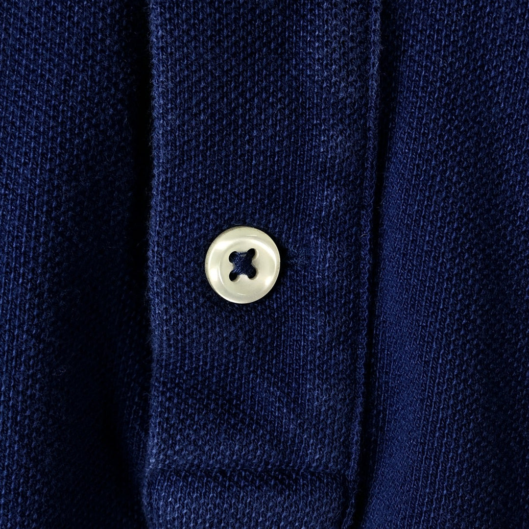 Ralph Lauren POLO RALPH LAUREN CLASSIC FIT short sleeve polo shirt men's XL equivalent cotton blue type Vintage Second Hand