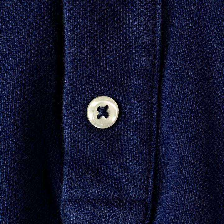 Ralph Lauren POLO RALPH LAUREN CLASSIC FIT short sleeve polo shirt men's XL equivalent cotton blue type Vintage Second Hand