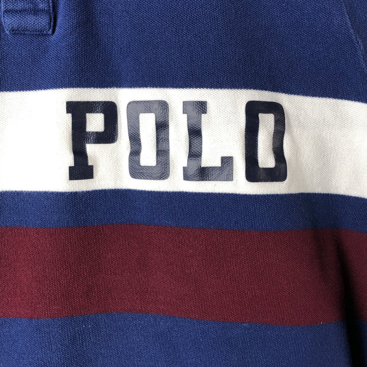 Ralph Lauren POLO RALPH LAUREN CLASSIC FIT short sleeve polo shirt men's XL equivalent cotton blue type Vintage Second Hand